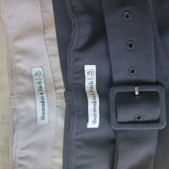 Abercrombie & Fitch Women's Shorts - Black and Cream - Picture 3 of 6